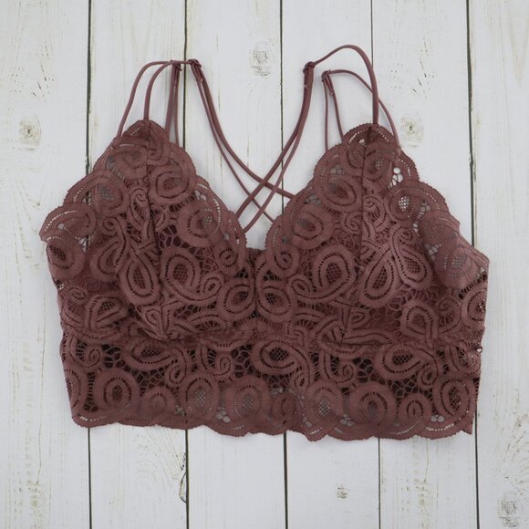 Coquette Lace Bralette Bundle Womens L Multi Girly Feminine Pretty Romantic Boho - Picture 3 of 16
